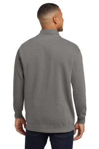 COMFORT COLORS  Ring Spun 1/4-Zip Sweatshirt - Grey Back
