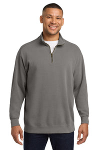 COMFORT COLORS  Ring Spun 1/4-Zip Sweatshirt - Grey