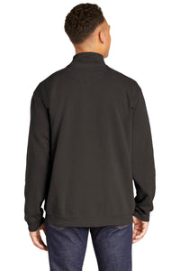 COMFORT COLORS  Ring Spun 1/4-Zip Sweatshirt - Pepper Back