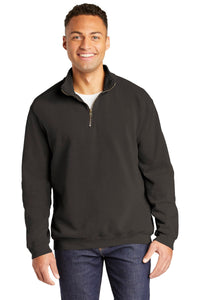 COMFORT COLORS  Ring Spun 1/4-Zip Sweatshirt - Pepper