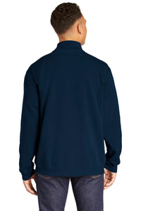 COMFORT COLORS  Ring Spun 1/4-Zip Sweatshirt - True Navy Back