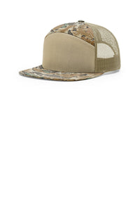 Richardson Printed 7-Panel Trucker 168P - Realtree Advantage/ Khaki