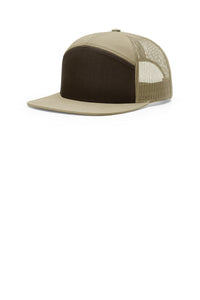 Richardson 7-Panel Trucker 168 - Brown/ Khaki/ Khaki