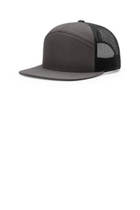 Richardson 7-Panel Trucker 168 - Charcoal/ Black
