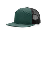 Richardson 7-Panel Trucker 168 - Dark Green/ Black