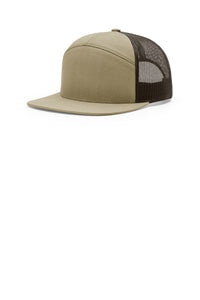 Richardson 7-Panel Trucker 168 - Pale Khaki/ Brown