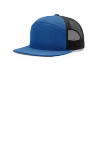 Richardson 7-Panel Trucker 168 - Royal/ Black
