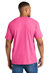 COMFORT COLORS  Heavyweight Ring Spun Tee - Neon Pink Back