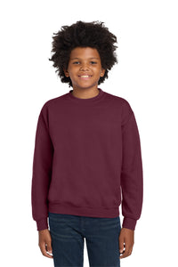 Gildan Youth Heavy Blend Crewneck Sweatshirt - Maroon