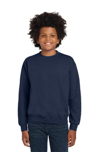 Gildan Youth Heavy Blend Crewneck Sweatshirt - Navy