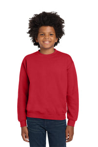 Gildan Youth Heavy Blend Crewneck Sweatshirt - Red