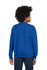 Gildan Youth Heavy Blend Crewneck Sweatshirt - Royal Back