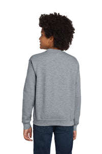 Gildan Youth Heavy Blend Crewneck Sweatshirt - Sport Grey Back
