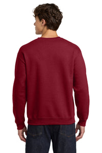 Gildan Heavy Blend Crewneck Sweatshirt - Antique Cherry Red Back