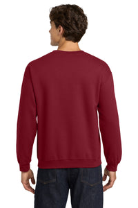 Gildan Heavy Blend Crewneck Sweatshirt - Cardinal Red Back