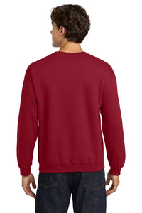 Gildan Heavy Blend Crewneck Sweatshirt - Cherry Red Back