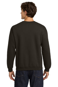 Gildan Heavy Blend Crewneck Sweatshirt - Dark Chocolate Back