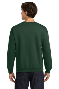 Gildan Heavy Blend Crewneck Sweatshirt - Fan Dark Green Back