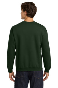 Gildan Heavy Blend Crewneck Sweatshirt - Forest Green Back