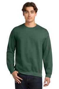 Gildan Heavy Blend Crewneck Sweatshirt - Heather Dark Green