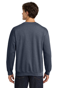 Gildan Heavy Blend Crewneck Sweatshirt - Heather Dark Navy Back