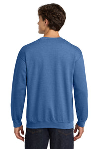 Gildan Heavy Blend Crewneck Sweatshirt - Heather Deep Royal Back