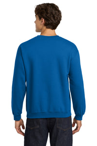 Gildan Heavy Blend Crewneck Sweatshirt - Neon Blue Back