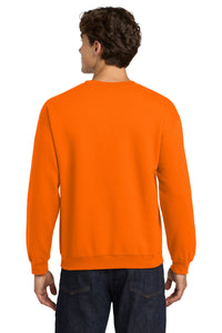 Gildan Heavy Blend Crewneck Sweatshirt - S. Orange Back