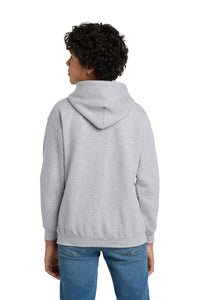 Gildan - Youth Heavy Blend Hooded Sweatshirt - Ash Grey Back