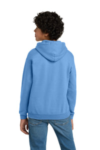 Gildan - Youth Heavy Blend Hooded Sweatshirt - Carolina Blue Back