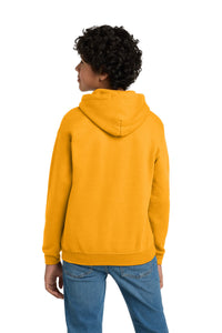 Gildan - Youth Heavy Blend Hooded Sweatshirt - Gold Back