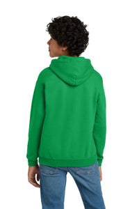 Gildan - Youth Heavy Blend Hooded Sweatshirt - Irish Green Back