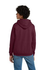 Gildan - Youth Heavy Blend Hooded Sweatshirt - Maroon Back