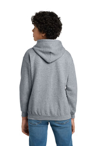 Gildan - Youth Heavy Blend Hooded Sweatshirt - Sport Grey Back