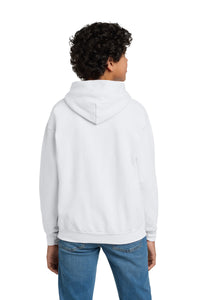 Gildan - Youth Heavy Blend Hooded Sweatshirt - White Back