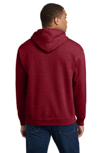 Gildan - Heavy Blend Hooded Sweatshirt - Antique Cherry Red Back