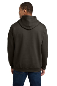 Gildan - Heavy Blend Hooded Sweatshirt - Dark Chocolate Back