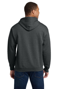 Gildan - Heavy Blend Hooded Sweatshirt - Fan Charcoal Heather Back