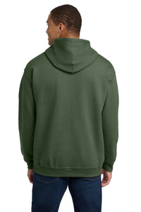 Gildan - Heavy Blend Hooded Sweatshirt - Military Green Back