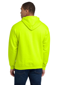 Gildan - Heavy Blend Hooded Sweatshirt - Safety Green Back