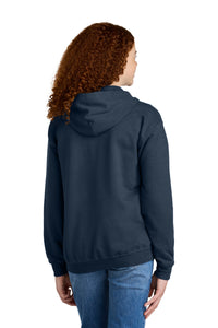 Gildan Youth Heavy Blend Full-Zip Hooded Sweatshirt - Navy Back