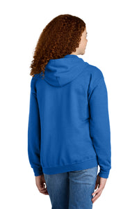 Gildan Youth Heavy Blend Full-Zip Hooded Sweatshirt - Royal Back