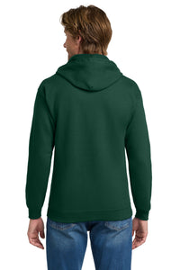 Gildan - Heavy Blend Full-Zip Hooded Sweatshirt - Forest Green Back