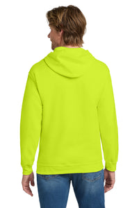 Gildan - Heavy Blend Full-Zip Hooded Sweatshirt - Safety Green Back