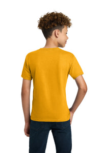 Gildan - Youth Ultra Cotton100% US Cotton T-Shirt - Gold Back