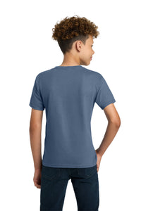 Gildan - Youth Ultra Cotton100% US Cotton T-Shirt - Indigo Blue Back