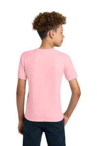 Gildan - Youth Ultra Cotton100% US Cotton T-Shirt - Light Pink Back