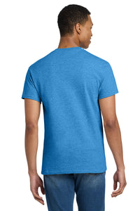 Gildan - Ultra Cotton 100% US Cotton T-Shirt - Heathered Sapphire Back