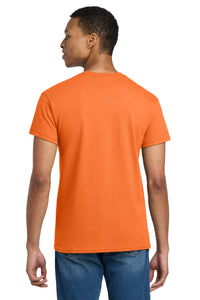 Gildan - Ultra Cotton 100% US Cotton T-Shirt - S. Orange Back