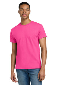 Gildan - Ultra Cotton 100% US Cotton T-Shirt - Safety Pink
